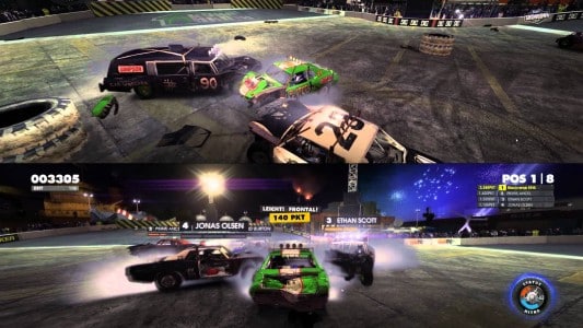 dirt showdown gameplay splitscreen